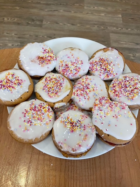 iced biscuits